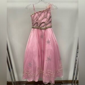 LITTLE ROSIE PAGEANT GIRLS NATIONALS DRESS PINK SZ 6 LR2011